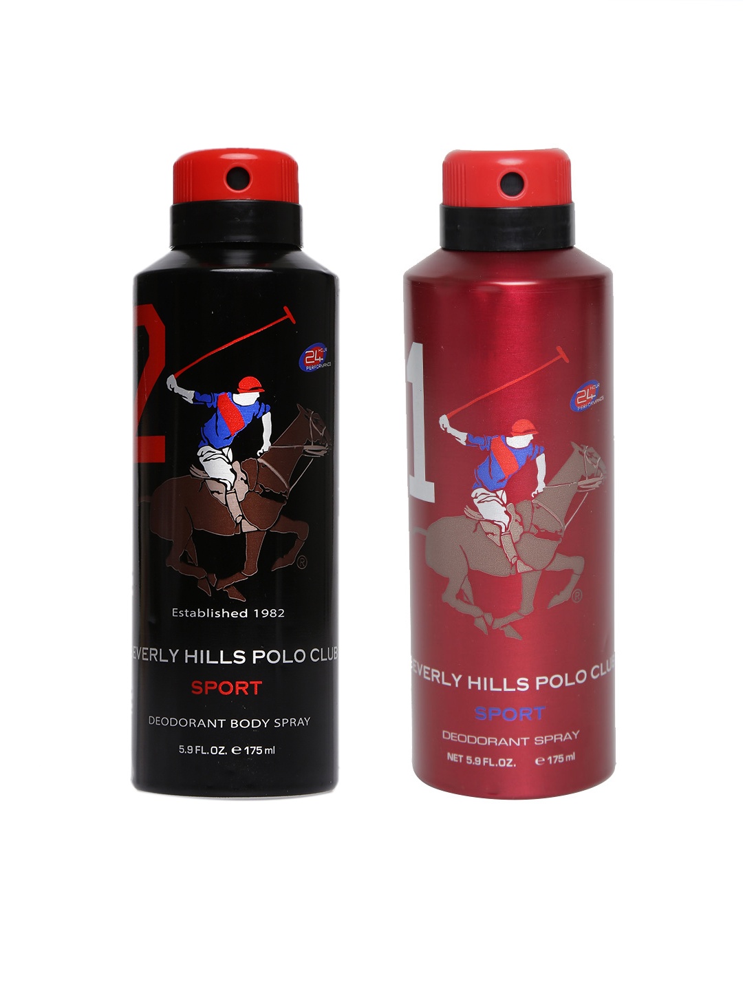

Beverly Hills Polo Club Men Pack of 2 Deodorants, Black
