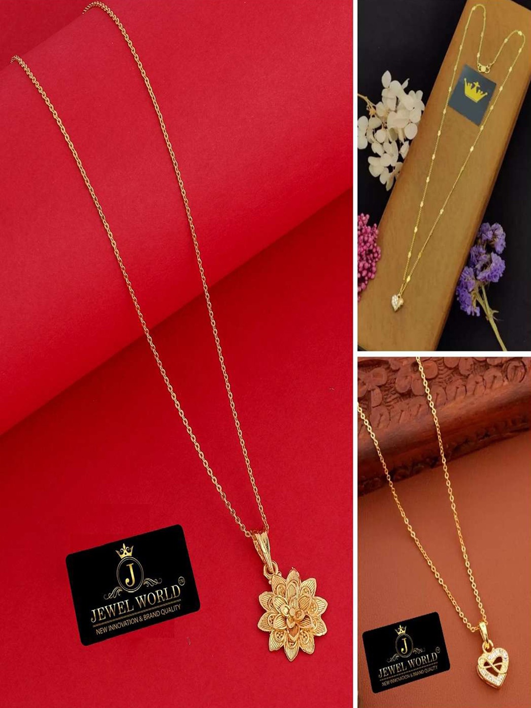 

JEWEL WORLD Gold-Plated Necklace