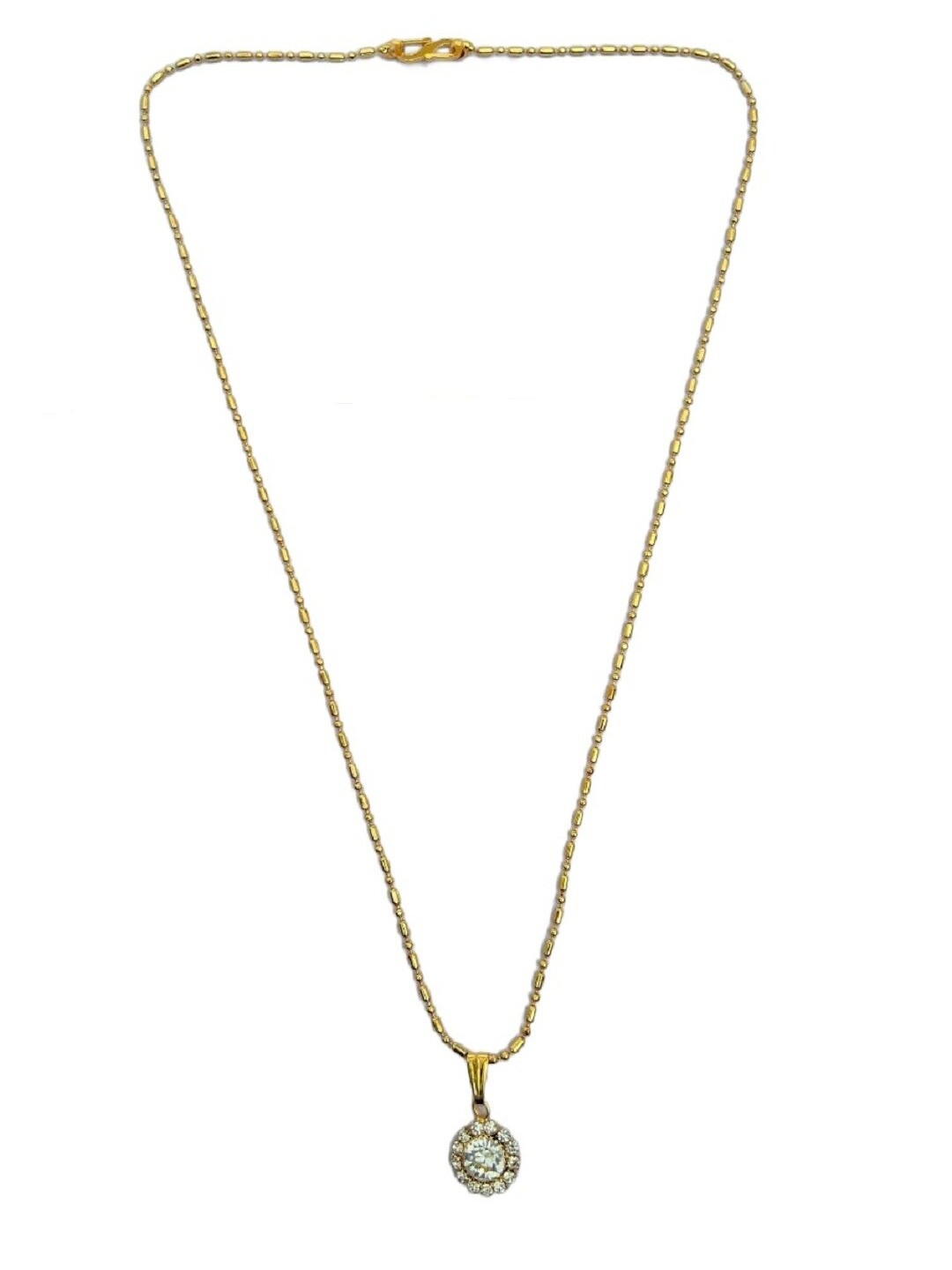 

JEWEL WORLD Set Of 3 Gold-Plated Stone-Studded Chains