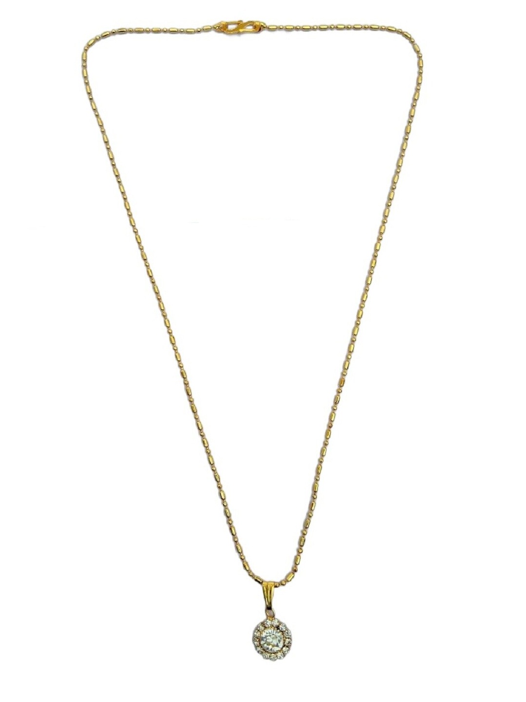 

JEWEL WORLD Set Of 3 Gold-Plated Stone-Studded Chains