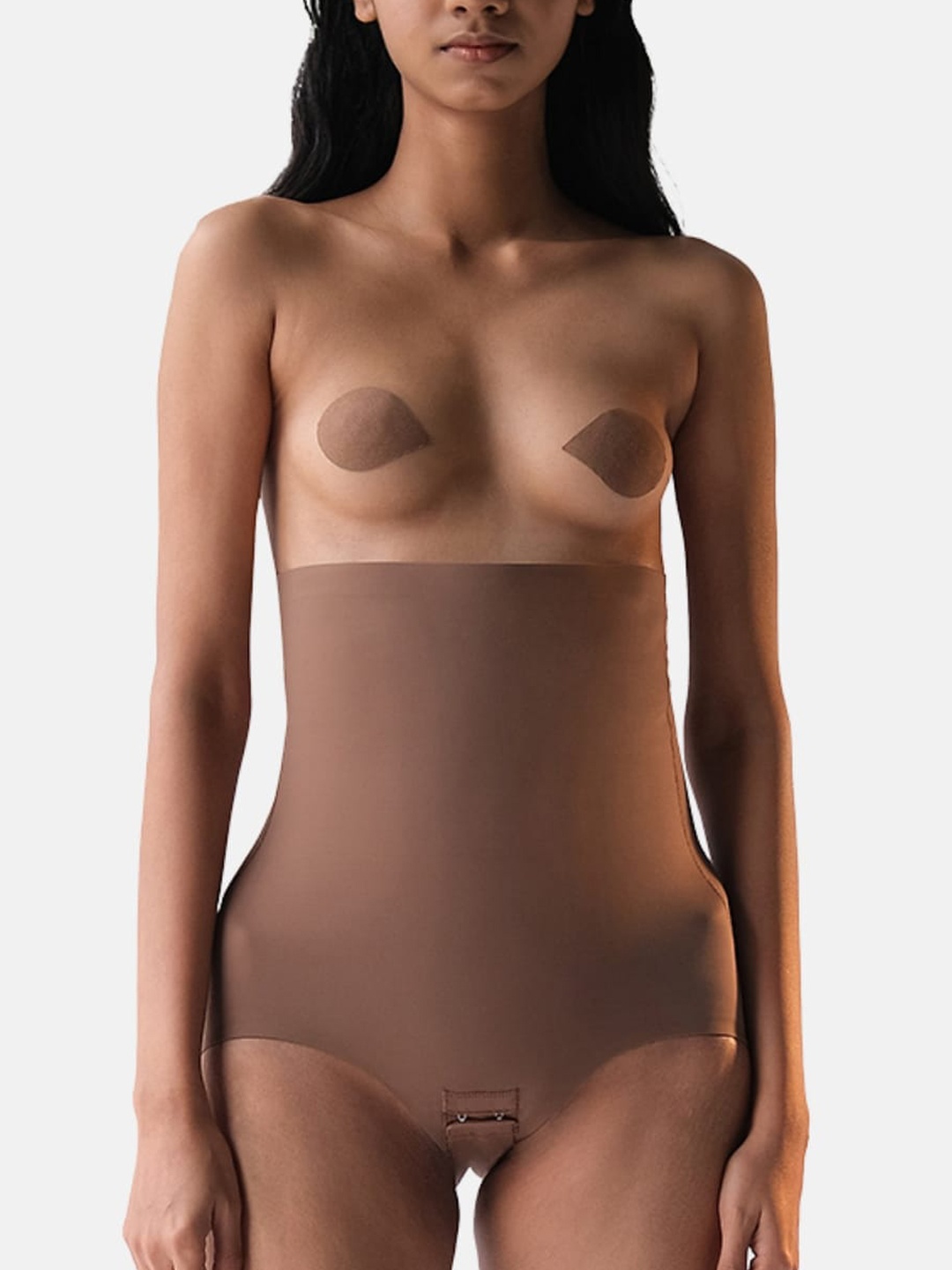 

Butt-Chique Women Seamless Tummy & Waist Shapewear, Brown