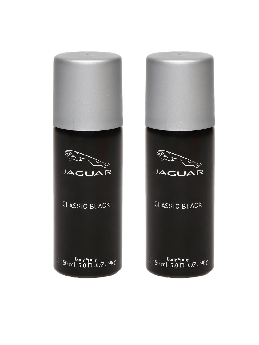 

JAGUAR Men Classic Black Pack of 2 Body Spray