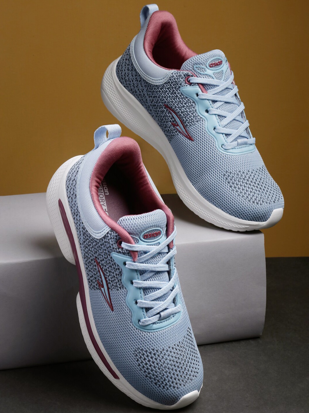 

ASIAN Women Superfly-05 Memory Foam Mesh Running Shoes, Blue
