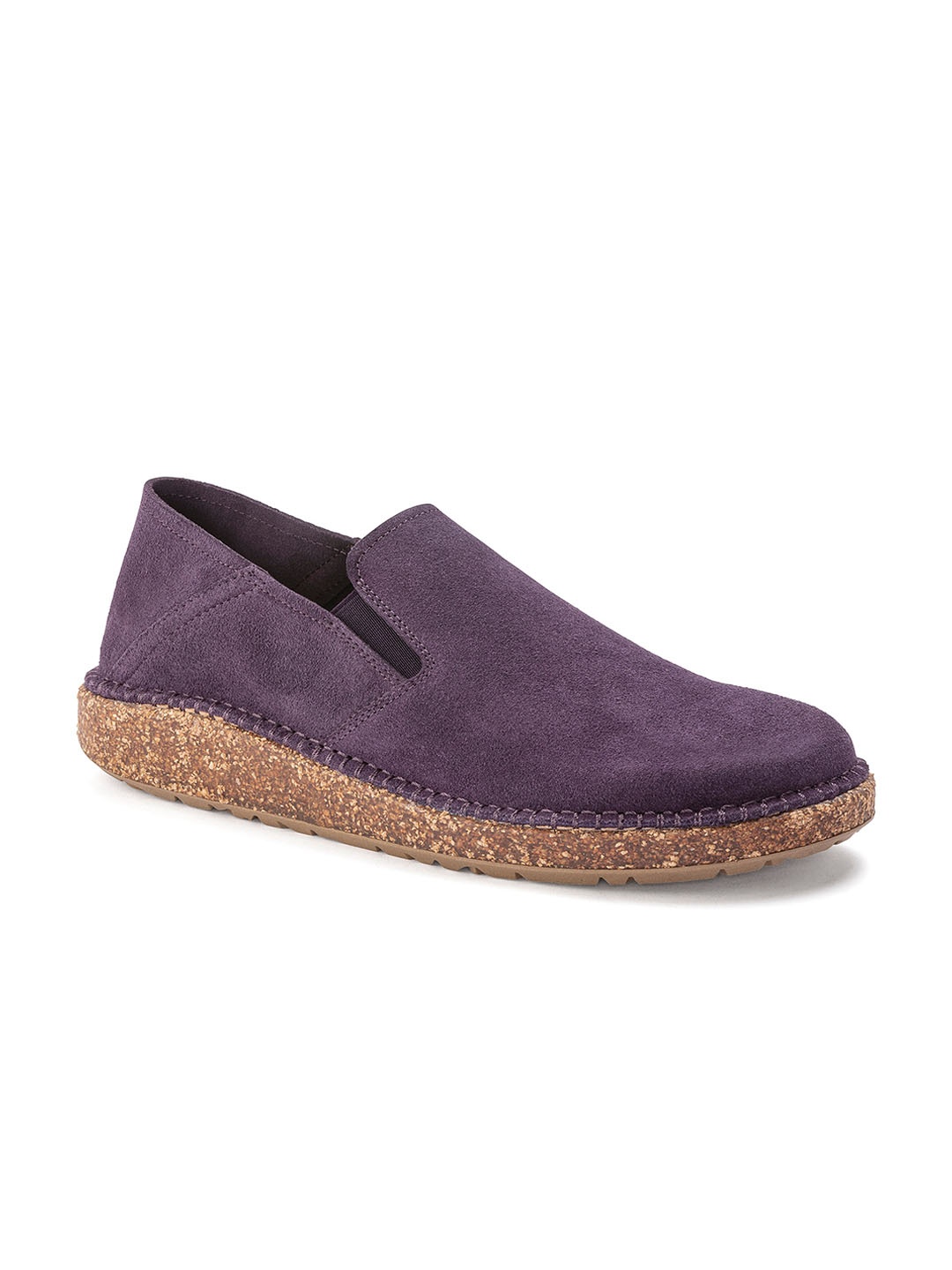 

Birkenstock Callan Dark Berry Narrow Width Suede Leather Low Shoes, Purple