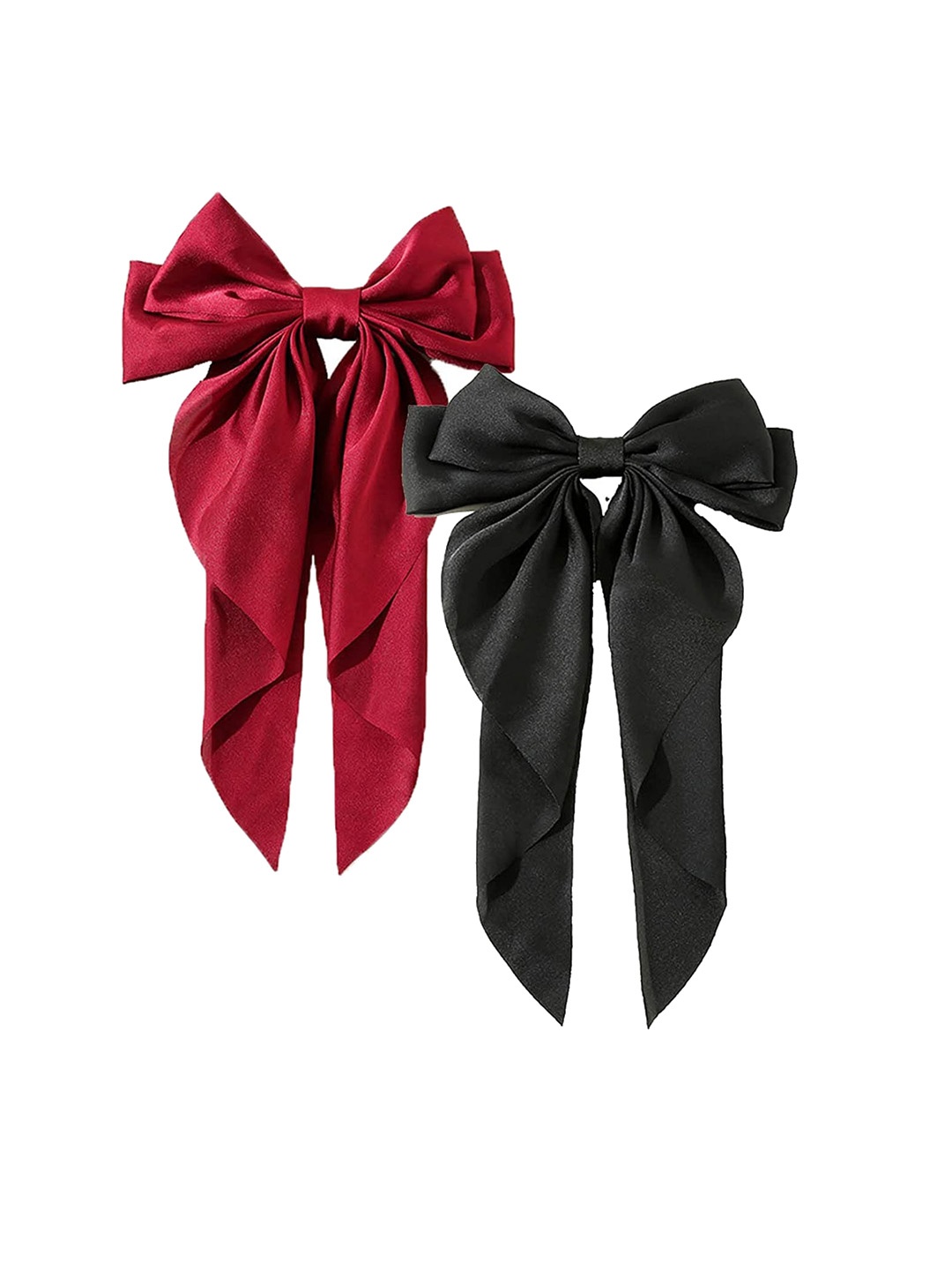 

CHRONEX Set of 2 Bow Alligator Hair Clips, Assorted