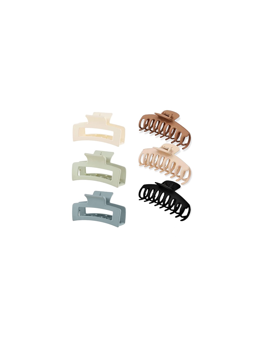 

CHRONEX Set Of 6 Assorted Claw Clips