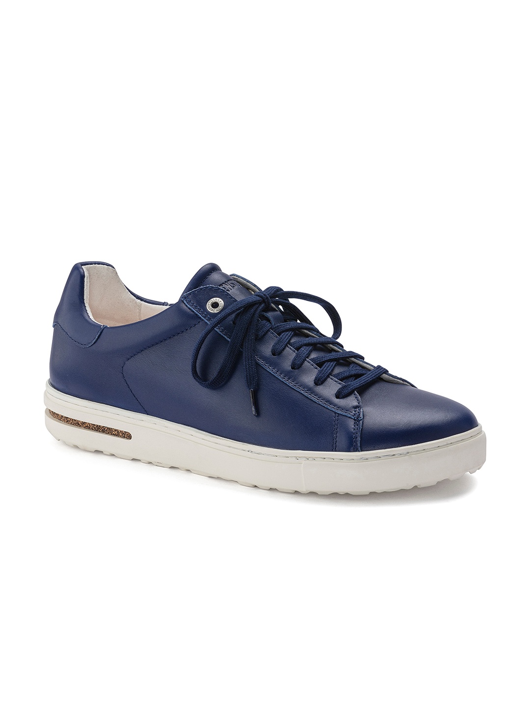 

Birkenstock Bend Low Indigo Blue Regular Width Natural Leather Sneakers, Navy blue