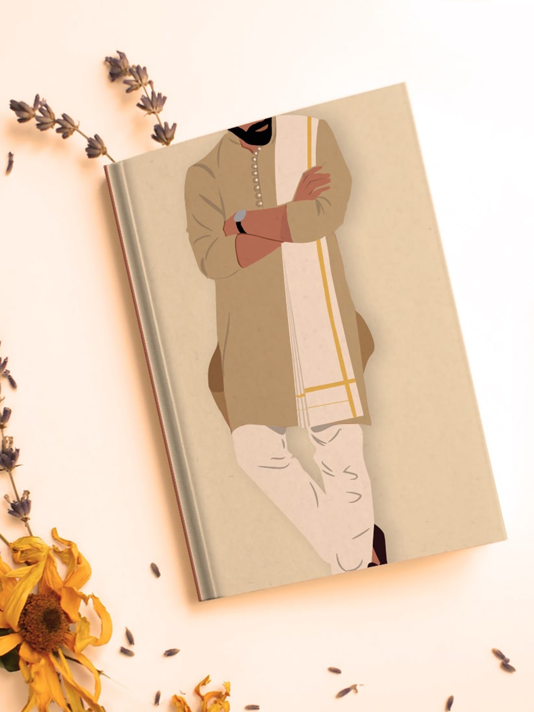 

Gathari A5 Unruled Notebook, Beige