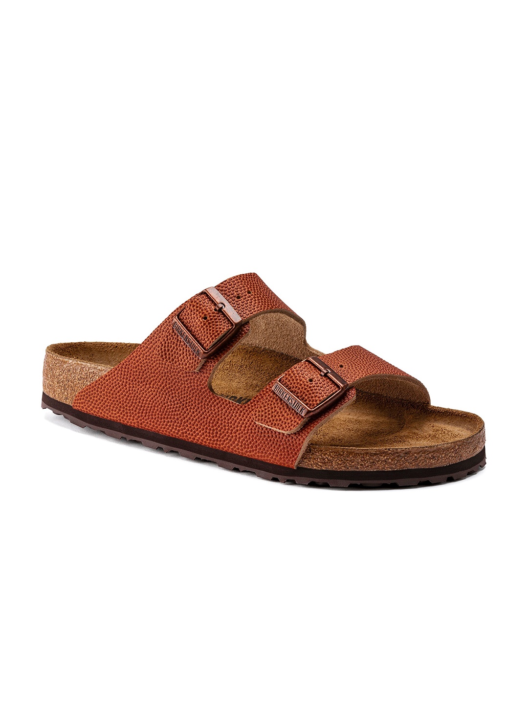 

Birkenstock Men Arizona Horween Regular Width Two-Strap Comfort Sandals, Brown