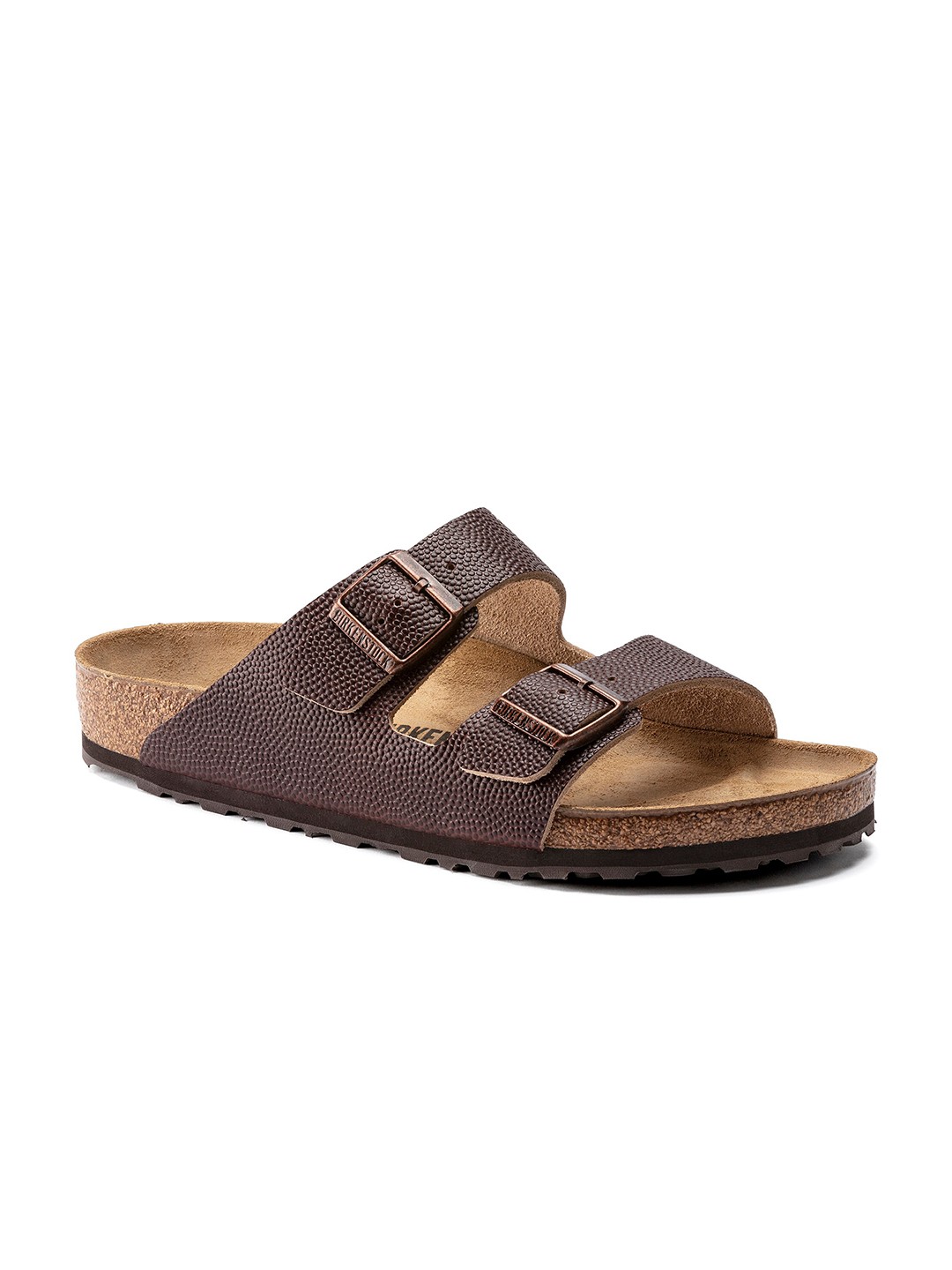 

Birkenstock Men Arizona Horween Regular Width Two-Strap Comfort Sandals, Brown