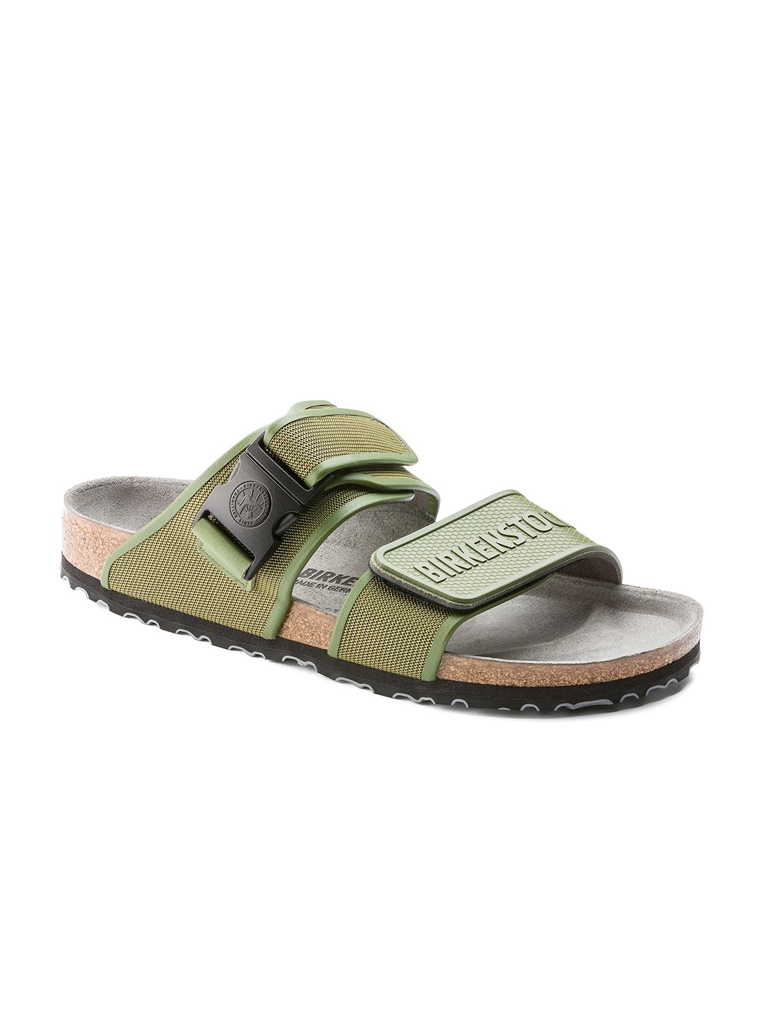

Birkenstock Men Rotterdam Regular Width Two-Strap Comfort Sandals, Green