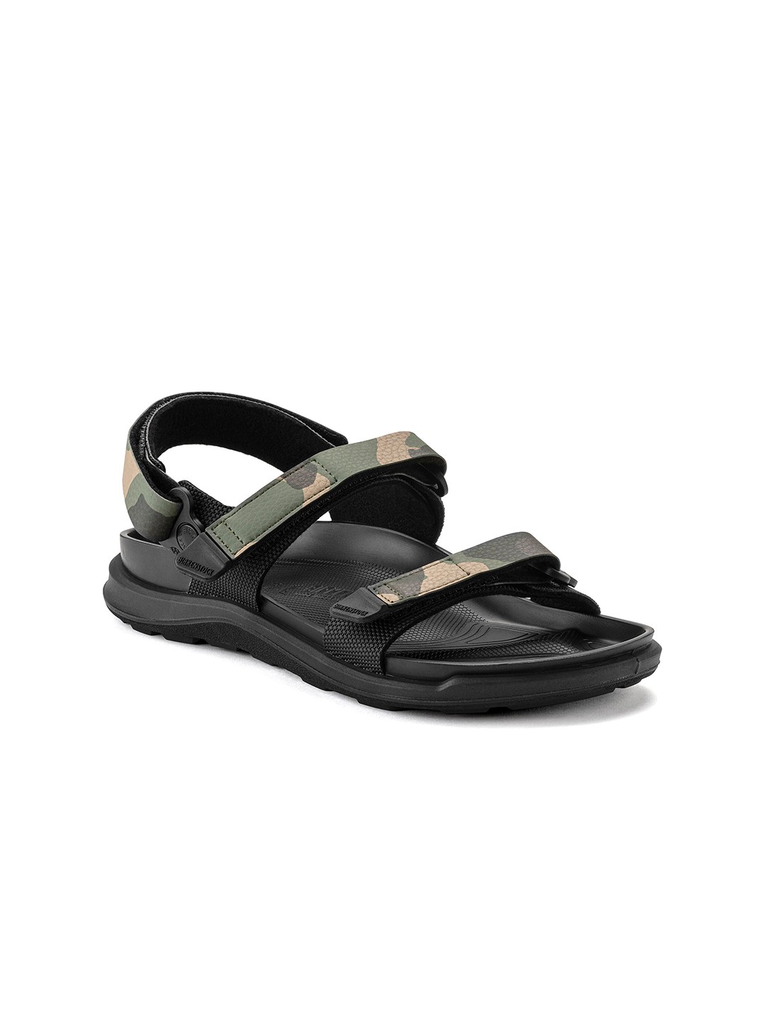 

Birkenstock Kalahari Futura Black Regular Width Birko-Flor With An Ankle Strap