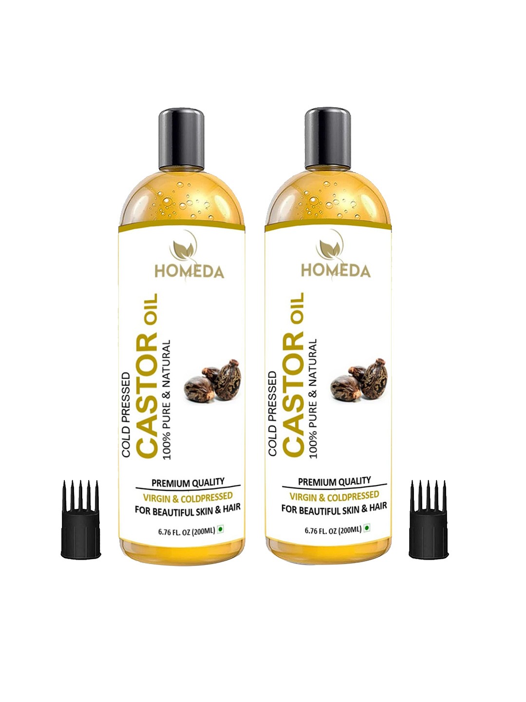 

Shudh Online Cold Pressed Castor Oil for Hair, Skin & Eyebrow - 400ml, Yellow