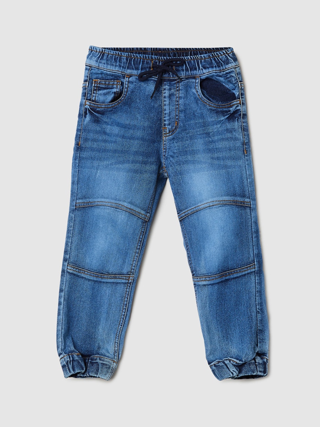

max Boys Heavy Fade Clean look Joggers, Blue
