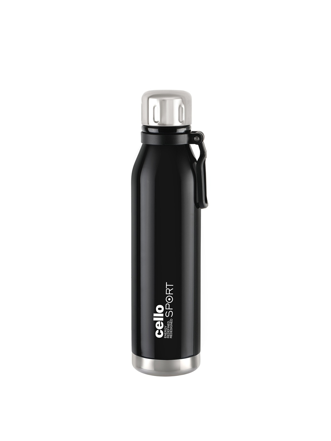 

Cello Bentley Black Insulated Flask Stainless Steel Water Bottle 800 ml