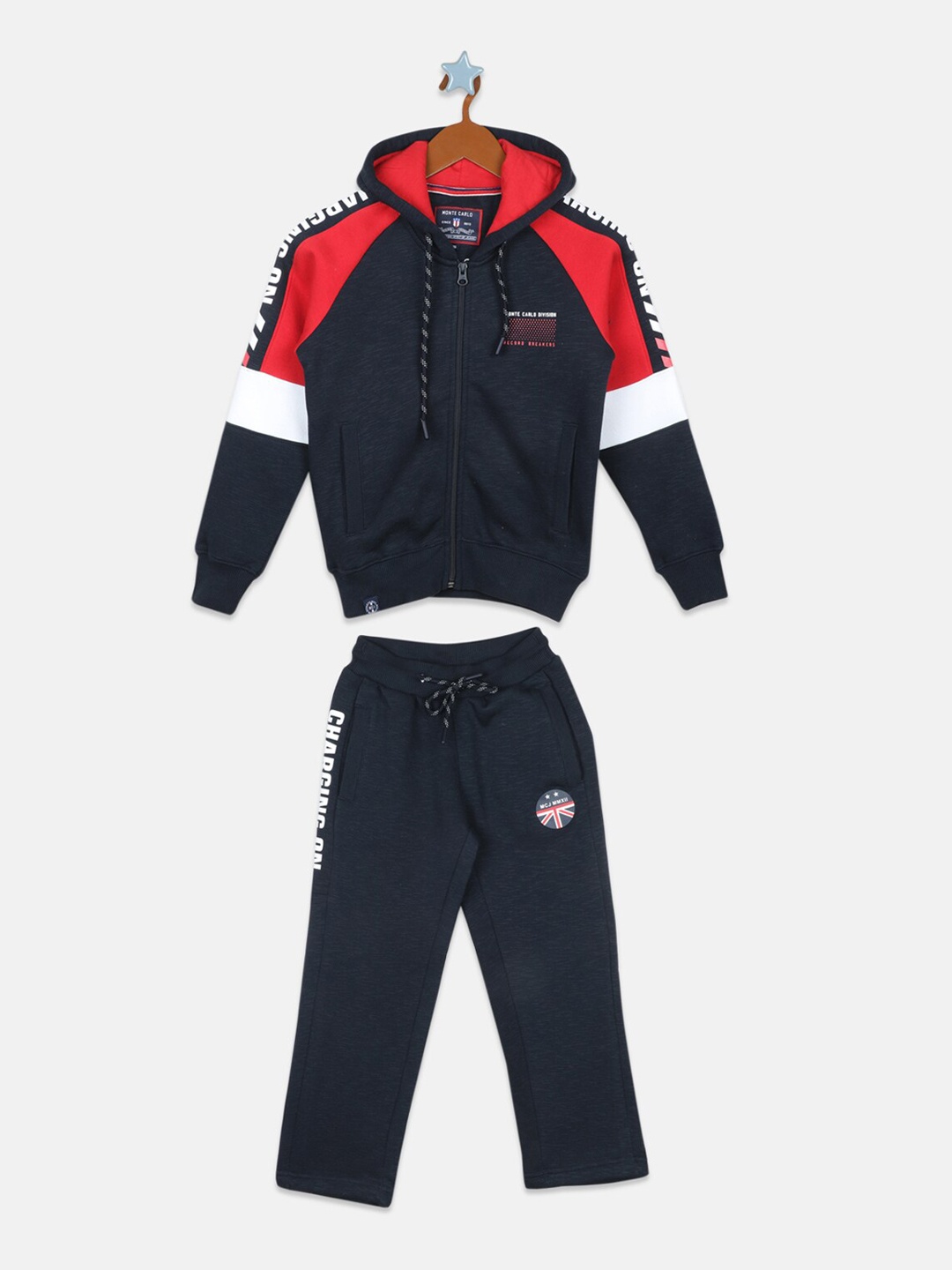 

Monte Carlo Boys Colourblocked Tracksuit, Blue