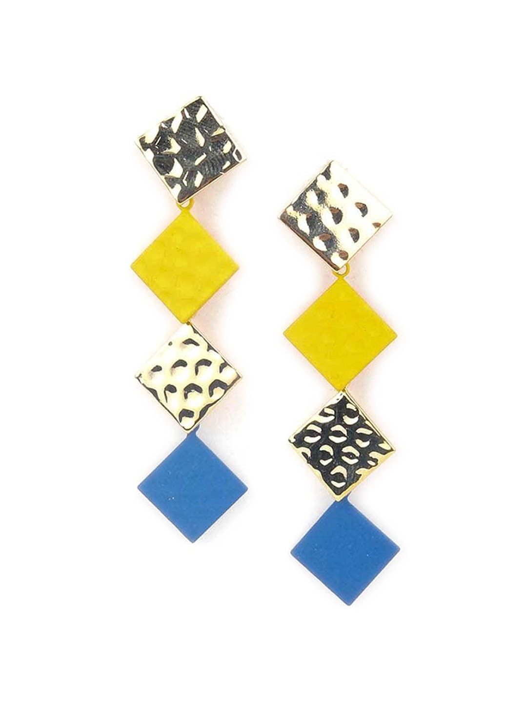 

ODETTE Classic Drop Earrings, Yellow