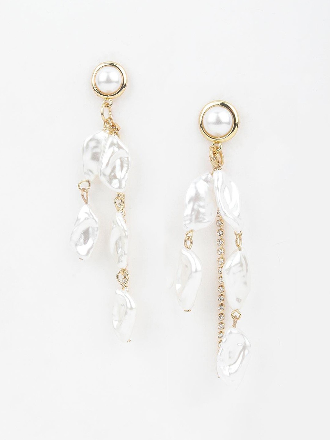 

ODETTE Classic Hoop Earrings, White