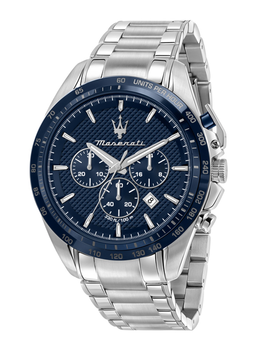 

Maserati Men Bracelet Style Straps Chronograph Date Analogue Watch R8873612043, Blue