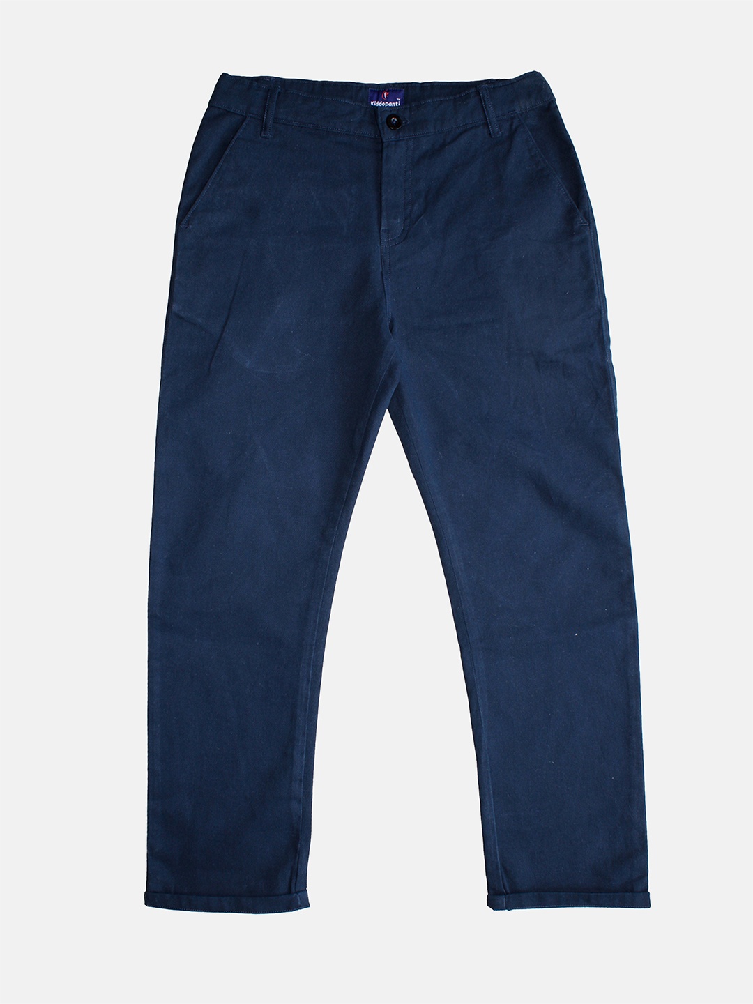 

KiddoPanti Boys Pure Cotton Chinos Trousers, Navy blue