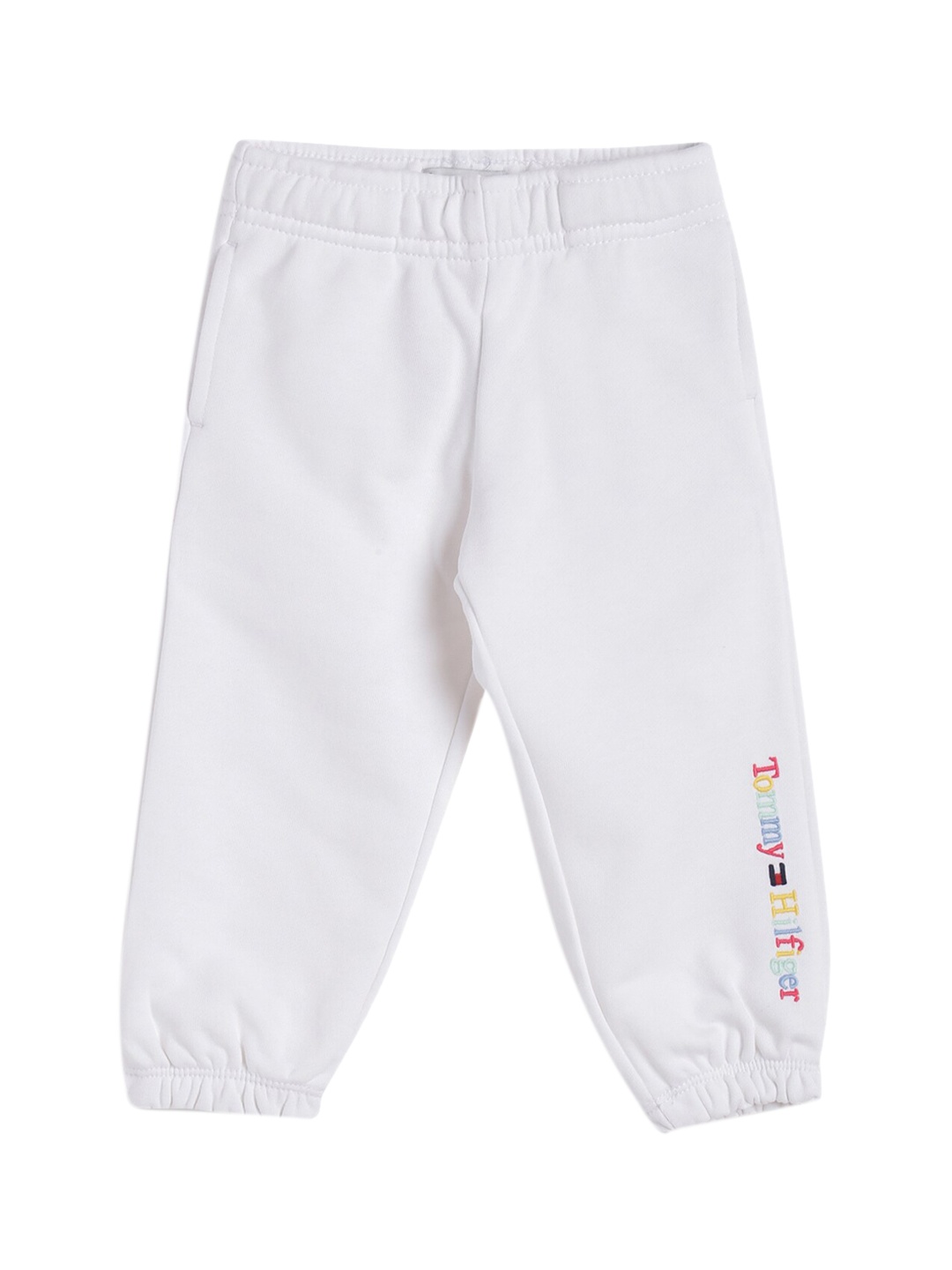 

Tommy Hilfiger Infants Girls Brand Logo Mid Rise Joggers, White