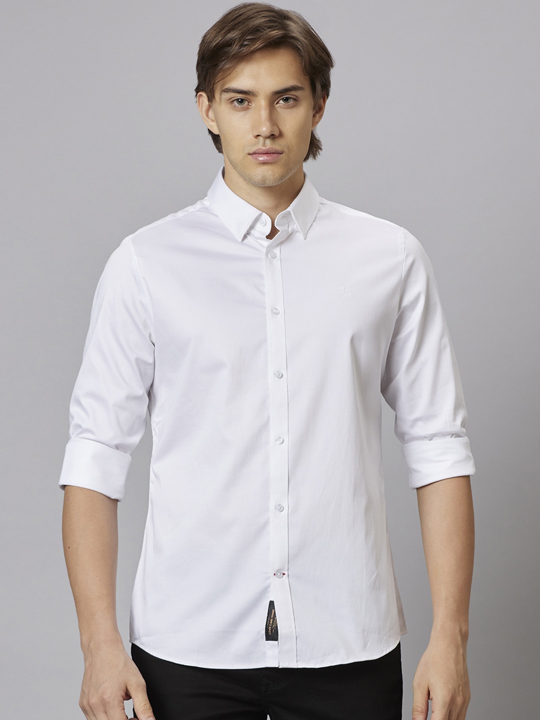 

Being Human Slim Fit Opaque Casual Shirt, White