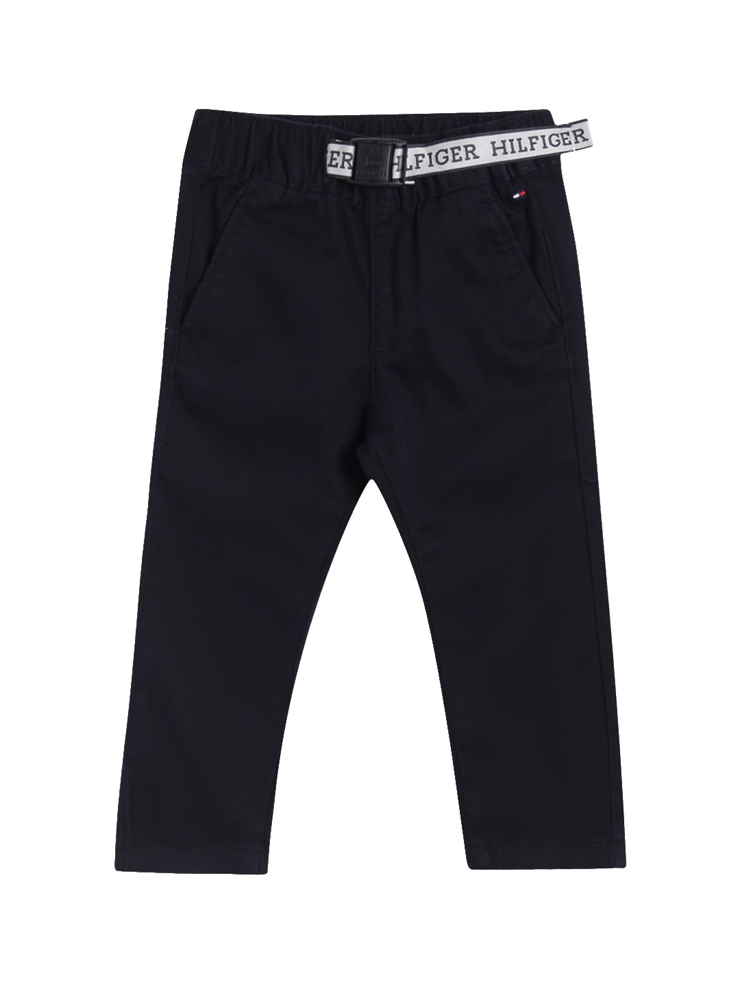 

Tommy Hilfiger Boys MId-Rise Chinos Trousers, Navy blue