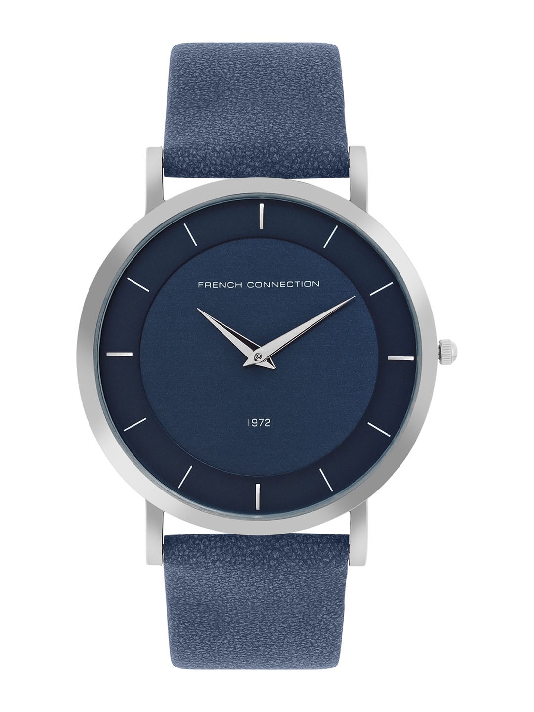 

French Connection Men Dial & Leather Straps Analogue Watch, Blue