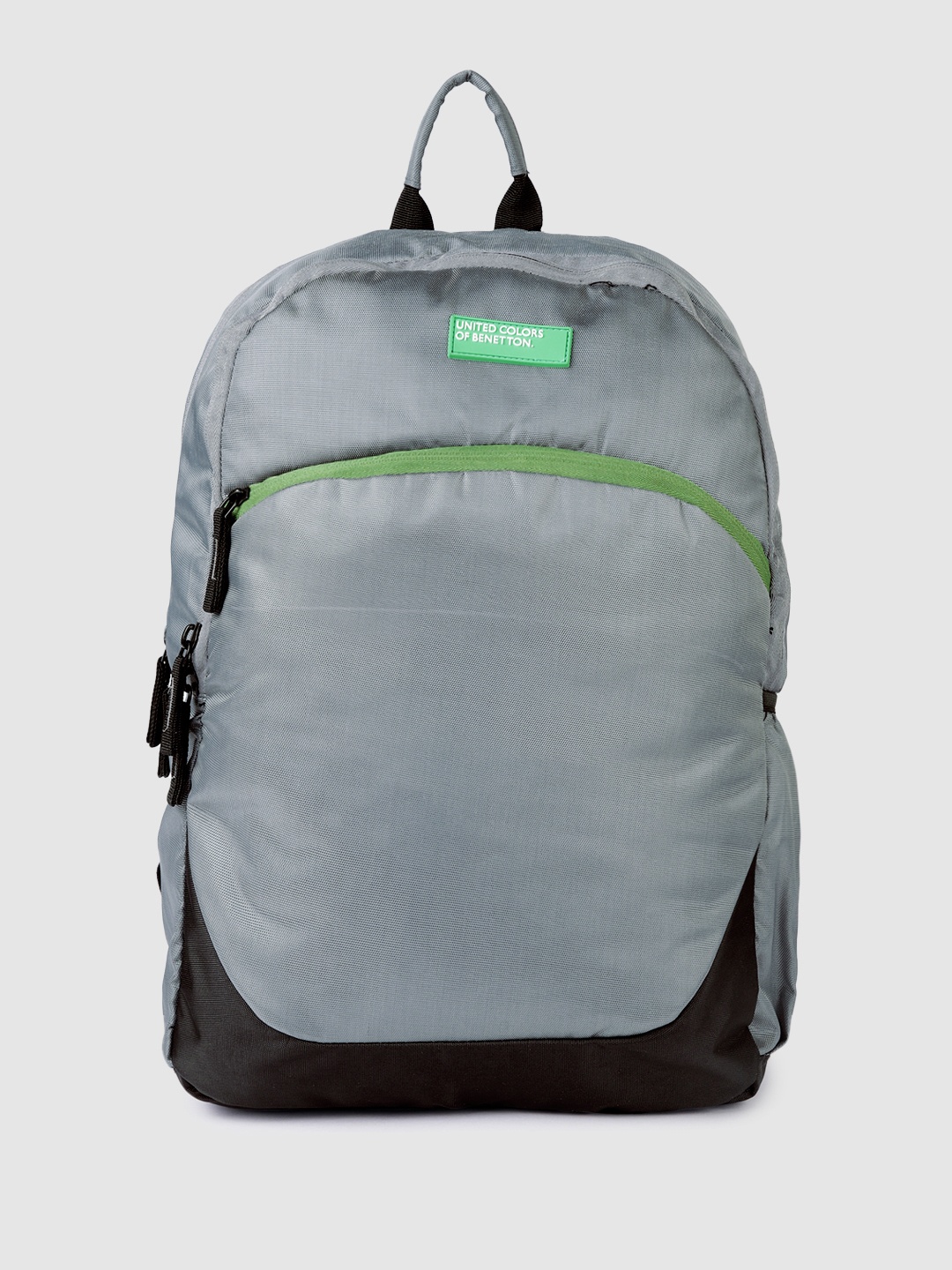 

United Colors of Benetton Unisex Solid Backpack, Grey