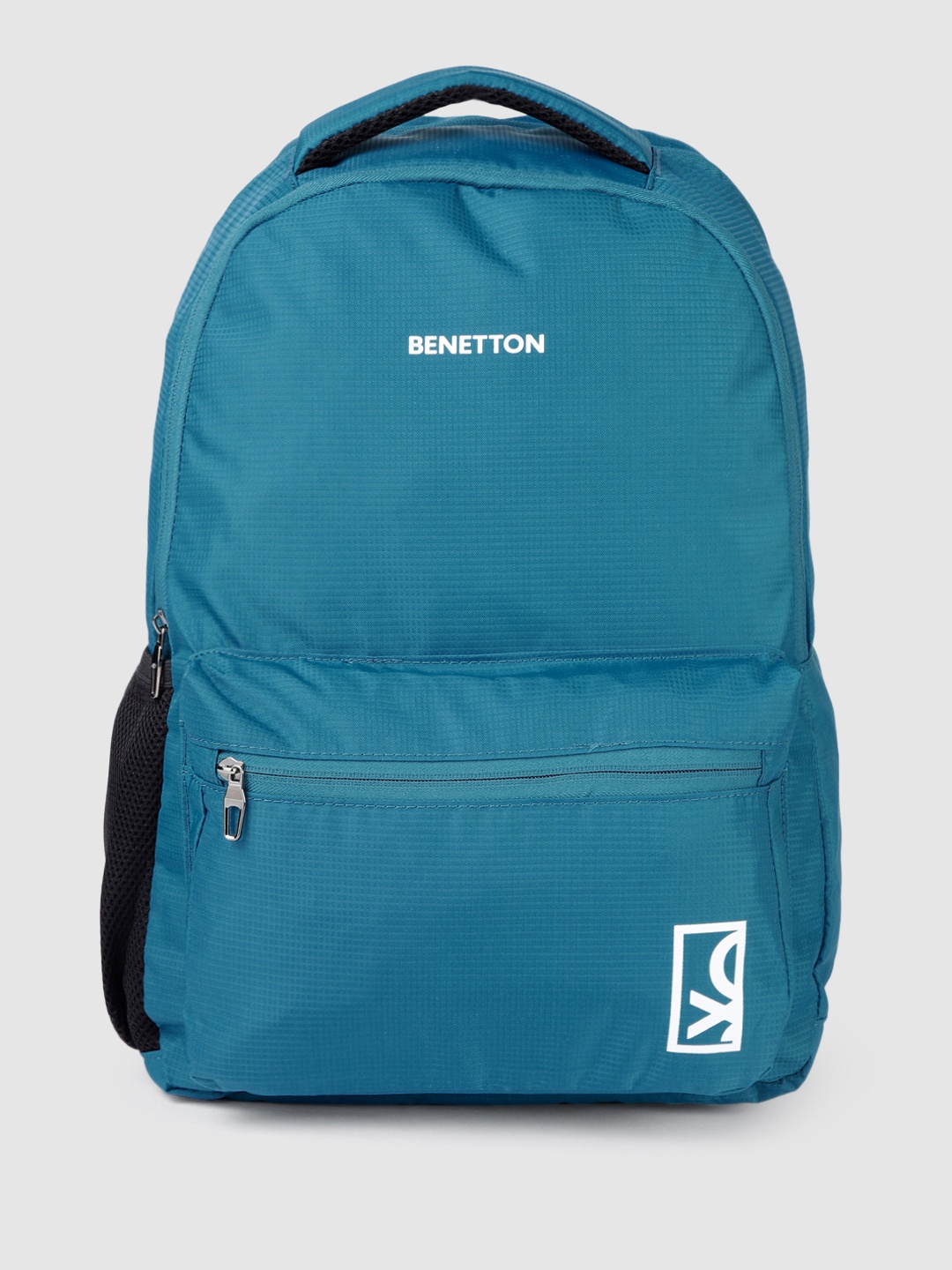 

United Colors of Benetton Unisex Solid Backpack, Blue