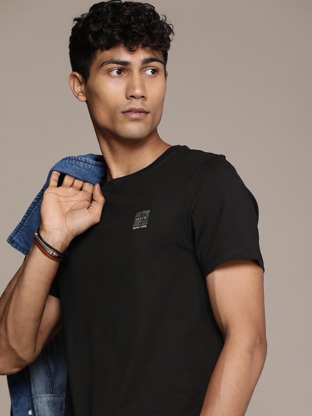 

The Roadster Life Co. Pure Cotton T-shirt, Black