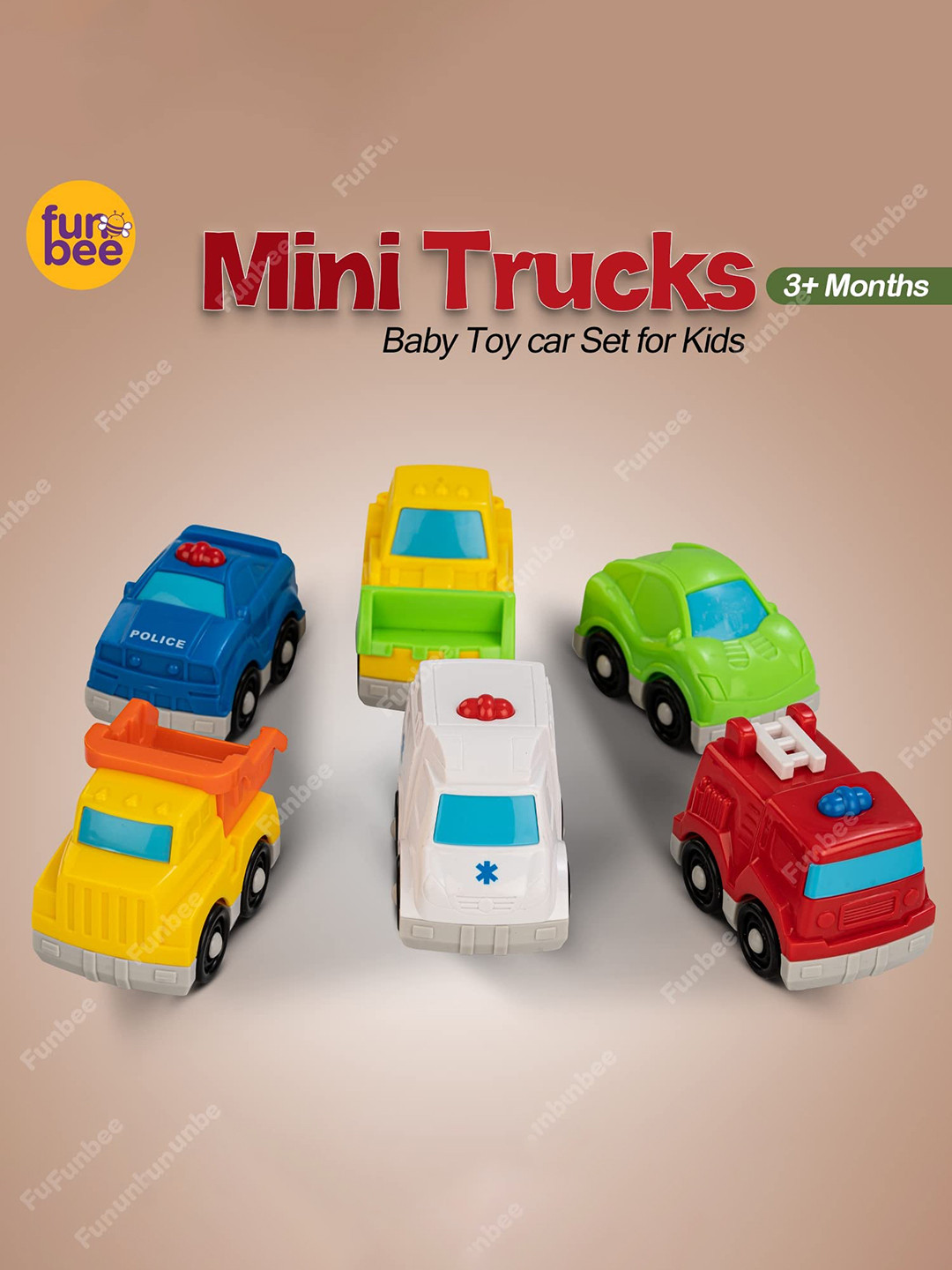 

BAYBEE Kids Powered Push & Go Dumper Construction Truck Toys, Red