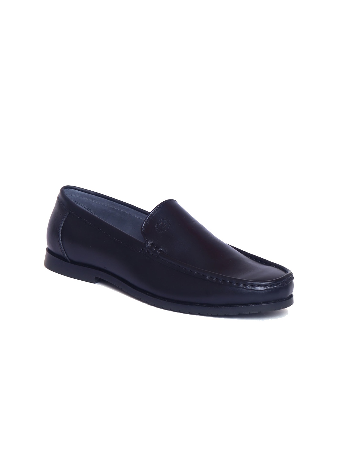 

Zoom Shoes Men Lightweight Leather Loafers, Black