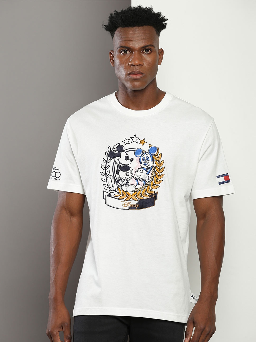 

Tommy Hilfiger Mickey & Minnie Printed Pure Organic Cotton T-shirt, White