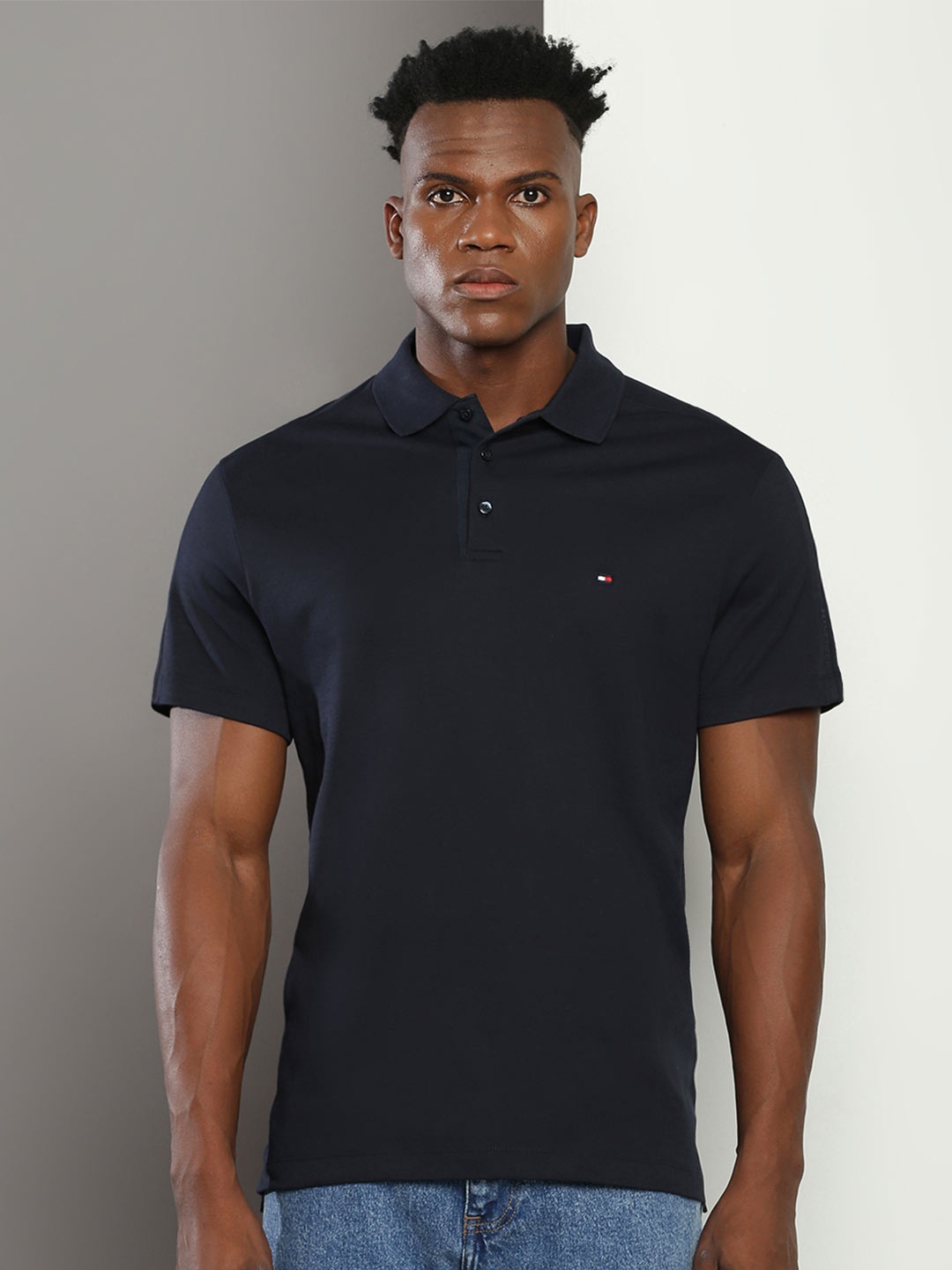 

Tommy Hilfiger Polo Collar Regular Fit T-shirt, Navy blue