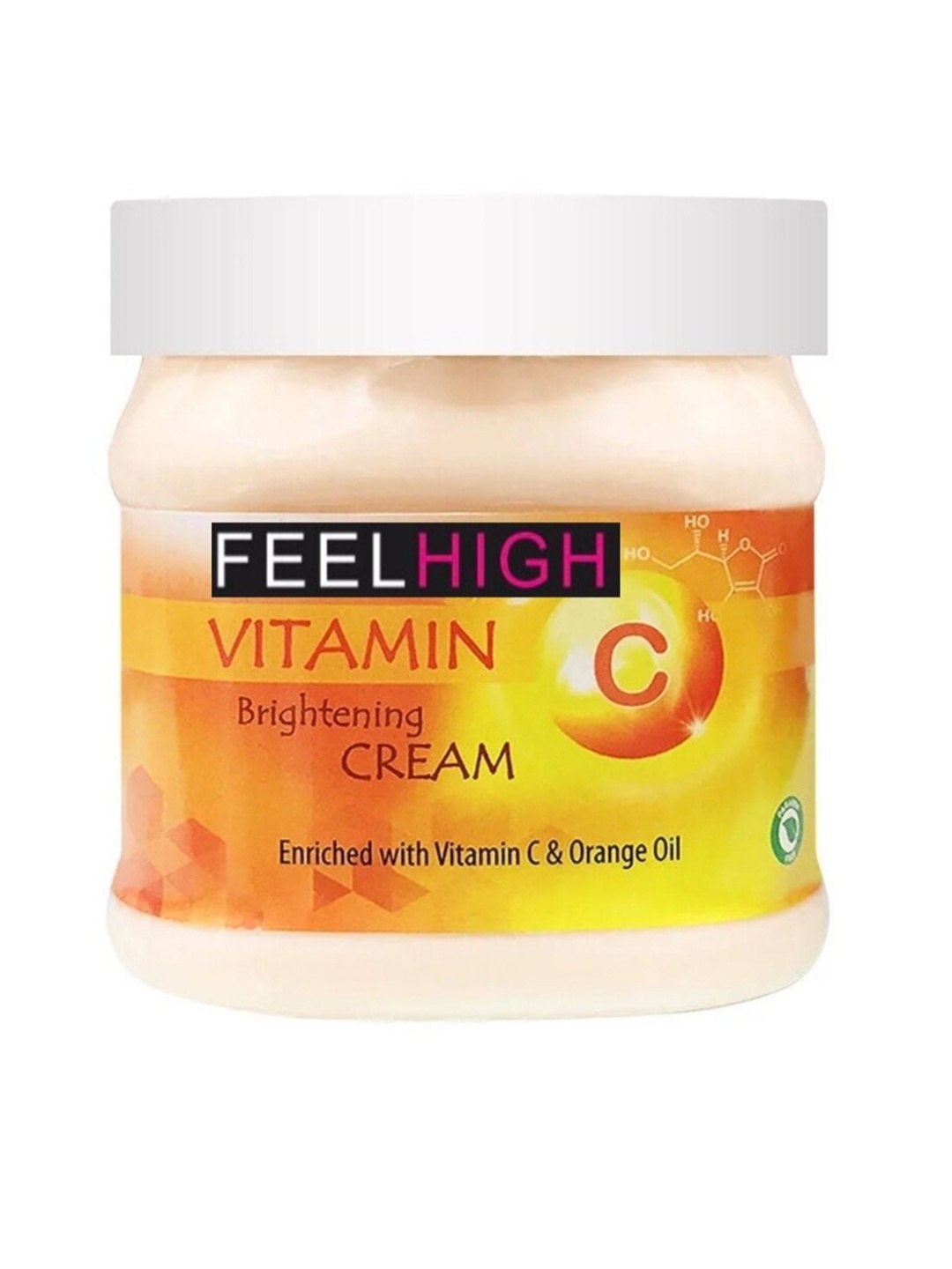 

FEELHIGH Vitamin C Face & Body Cream - 500 ml, Orange