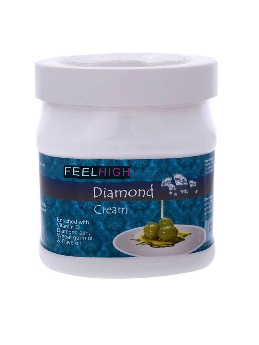 

FEELHIGH Diamond Face & Body Cream - 500 ml, White