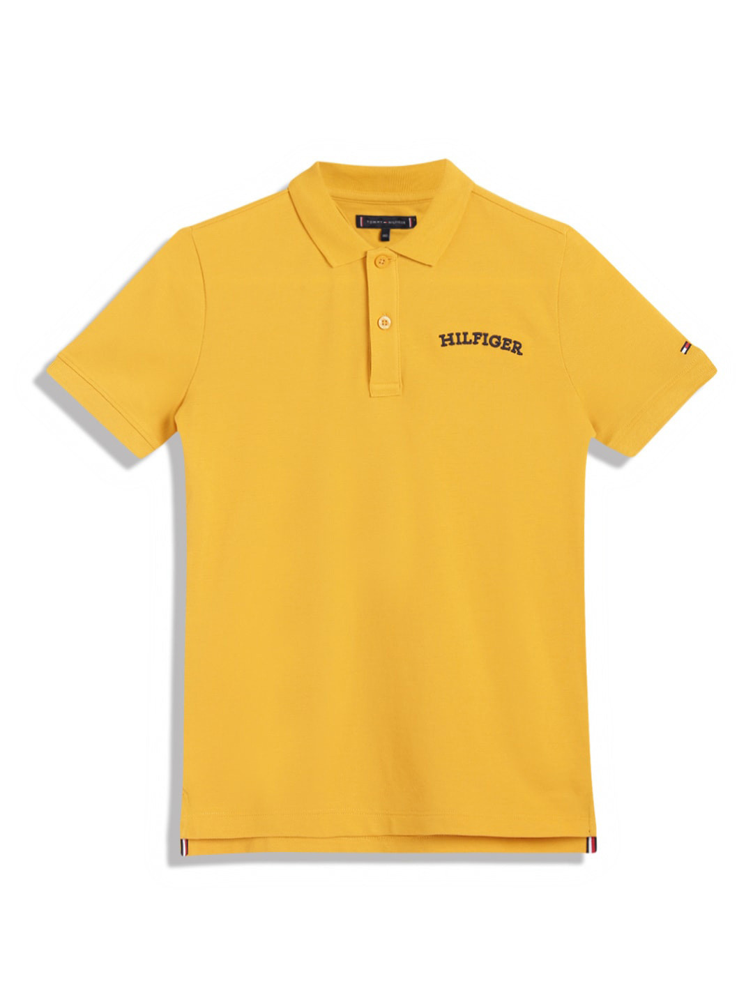 

Tommy Hilfiger Boys Polo Collar Cotton T-shirt, Yellow