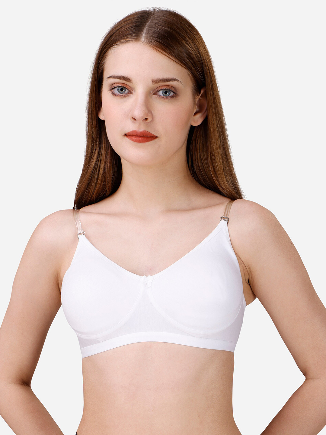 

Vaidehi Fashion High Support Full Coverage Non Padded Bra, White