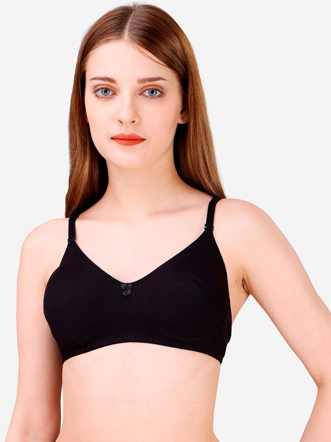 

Vaidehi Fashion High Support Full Coverage Non Padded Bra, Black