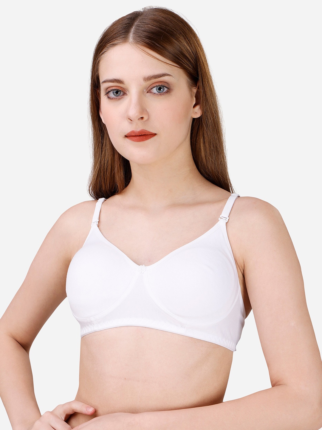 

Vaidehi Fashion Full Coverage Non Padded Everyday Bra With All Day Comfort, White