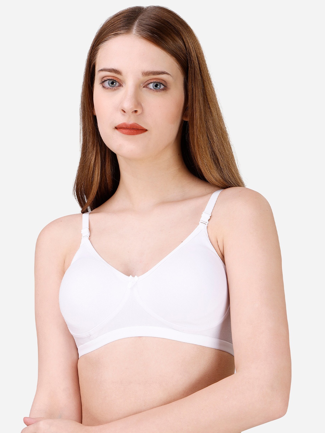 

Vaidehi Fashion Full Coverage Non Padded T-Shirt Bra With All Day Comfort, White