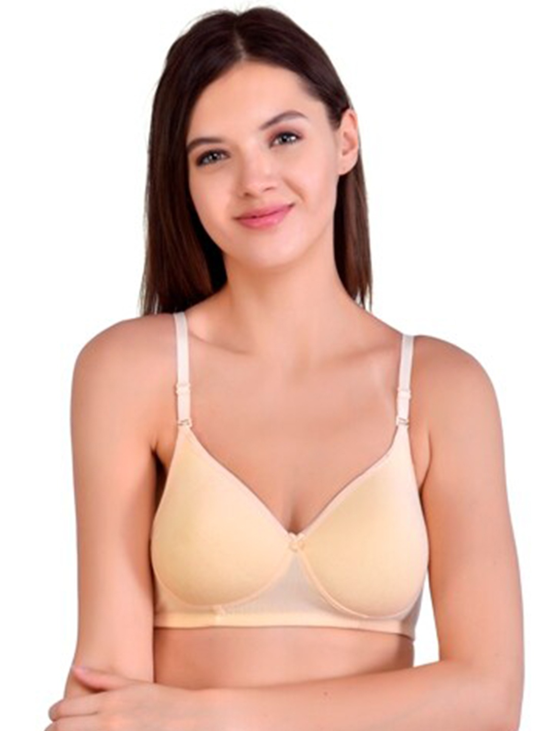 

Extoes Beige Bra Full Coverage Lightly Padded