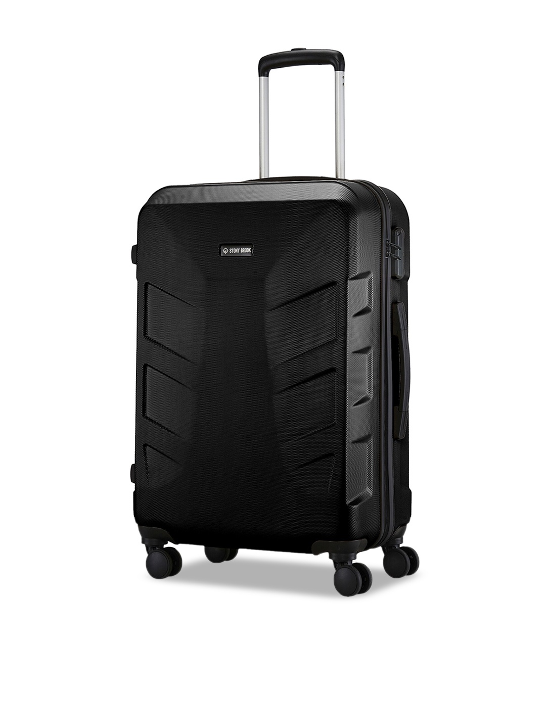 

Stony Brook by Nasher Miles Hardside Check-in Medium Trolley Bag, Black