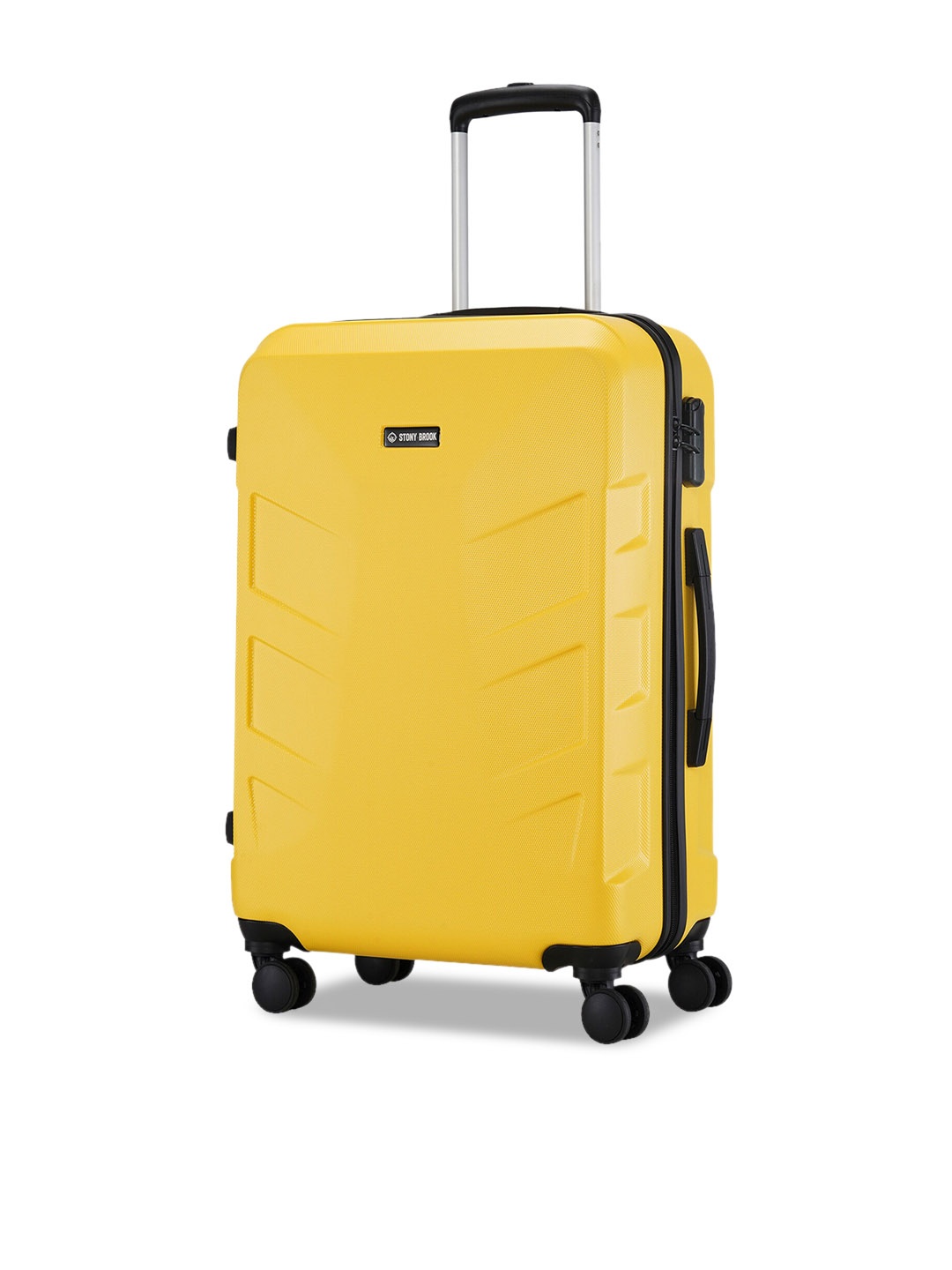 

Stony Brook by Nasher Miles Textured Hard-Sided Medium Trolley Bag, Yellow