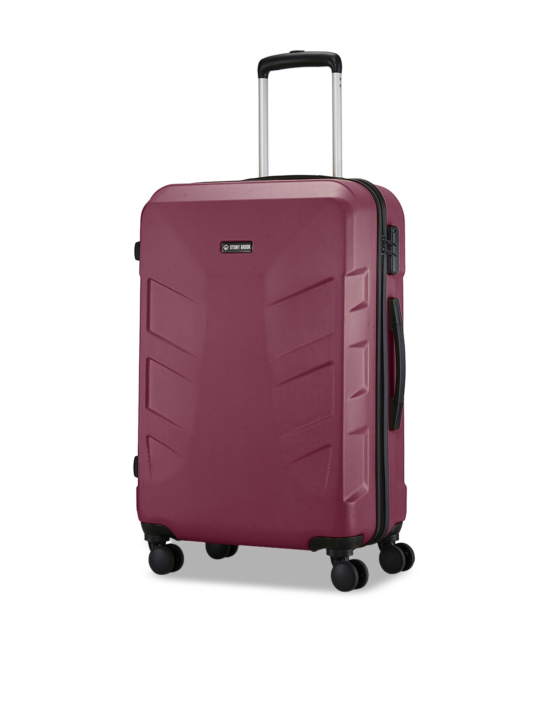 

Stony Brook by Nasher Miles Hard-Sided Large Trolley Suitcase, Maroon