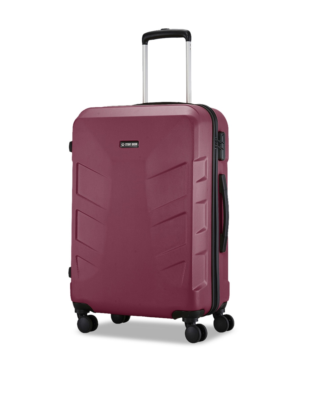 

Stony Brook by Nasher Miles Textured Hard-Sided Medium Trolley Bag, Maroon
