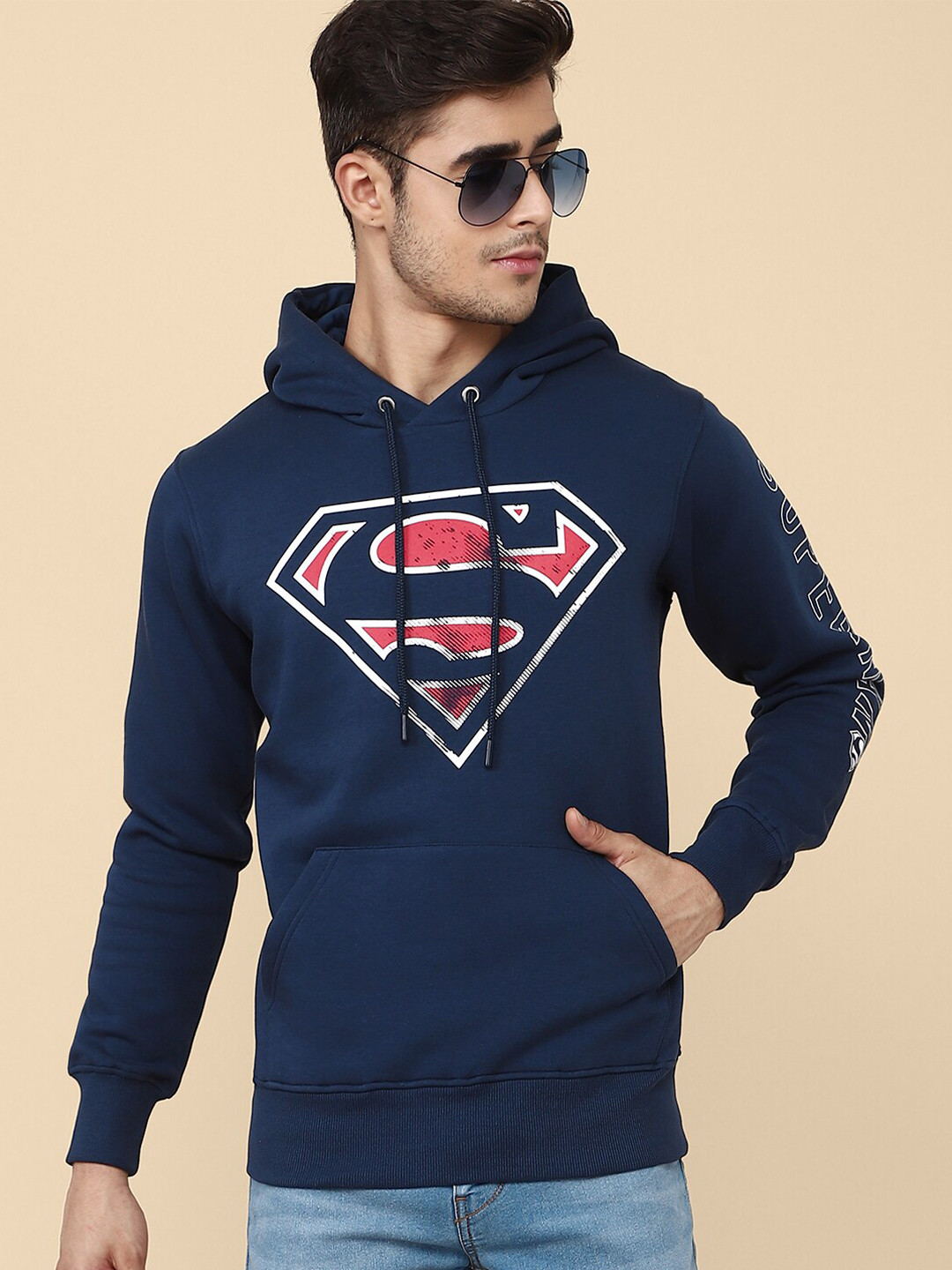 

Free Authority Superman Printed Cotton Sweatshirts, Blue