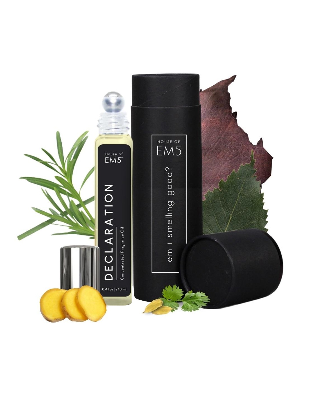 

EM5 Men Declaration Perfume Roll On - 10ml, Transparent