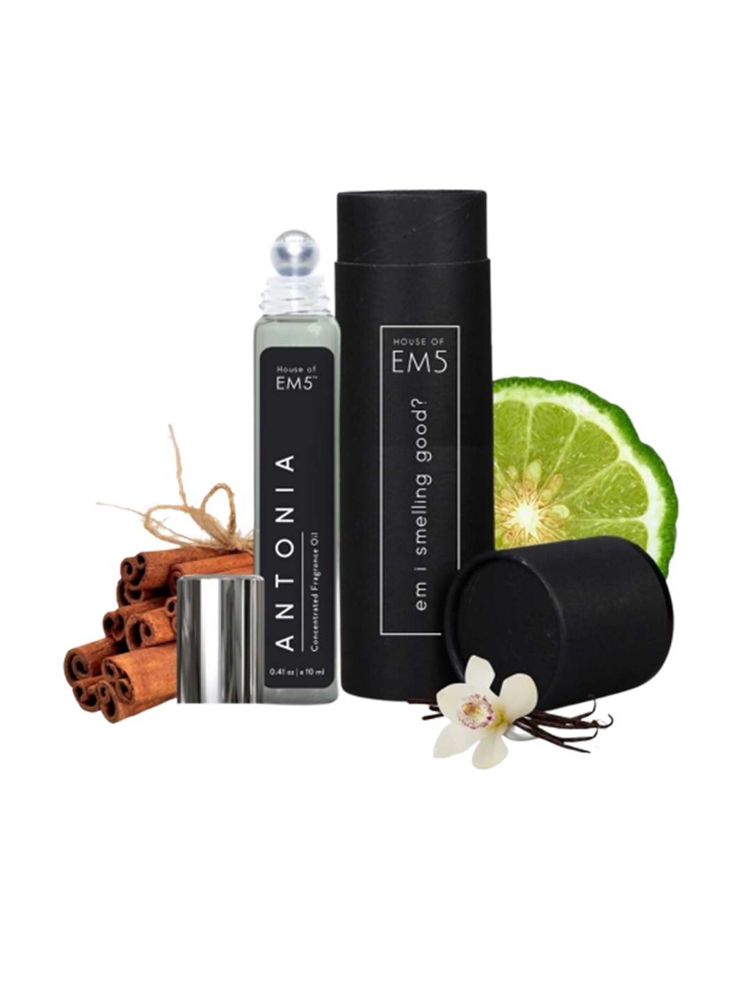

EM5 Unisex Perfume Roll On - Amber Warm Spicy, Transparent